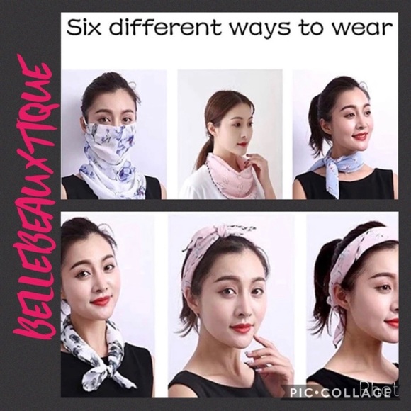 Convertible Scarf / Mask / Face Covering - Picture 2 of 3